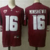 Washington State Cougars #16 Minshew II College Football Jersey Red 6 Washington State Cougars #16 Minshew II College Football Jersey Red