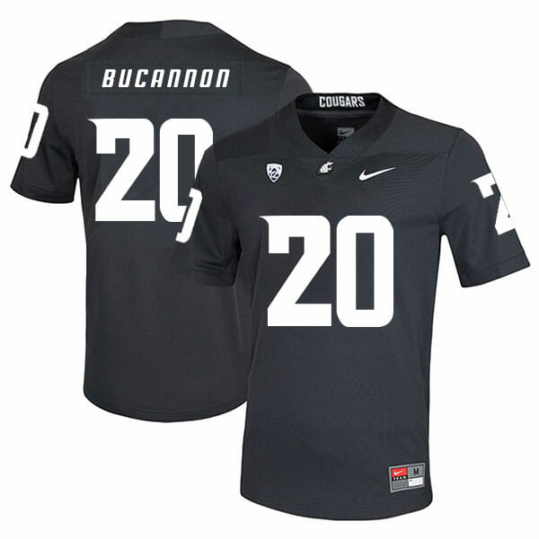 Washington State Cougars #20 Deone Bucannon Football Jersey Black 1 Washington State Cougars #20 Deone Bucannon Football Jersey Black