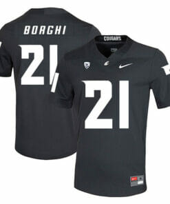 Washington State Cougars #21 Max Borghi NCAA Football Jersey Black