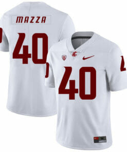 Washington State Cougars #40 Blake Mazza NCAA Football Jersey White