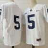 Washington State Cougars #5 No Name NCAA Football Jersey White 7 Washington State Cougars #5 No Name NCAA Football Jersey White