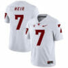 Washington State Cougars #7 Mel Hein Football Jersey White 7 Washington State Cougars #7 Mel Hein Football Jersey White