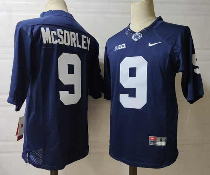 Washington State Cougars #9 McSorley NCAA Football Jersey Dark Blue 1 Washington State Cougars #9 McSorley NCAA Football Jersey Dark Blue