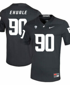 Washington State Cougars #90 Daniel Ekuale NCAA Football Jersey Black