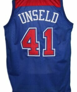 Wes Unseld #41 Baltimore Washington Retro Basketball Jersey New Blue