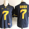West Virginia Mountaineers #7 Will Grier College Football Jersey