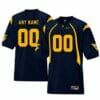 Custom WVU Football Jersey Navy Blue NCAA