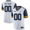 Custom West Virginia Football Jersey Name Number White