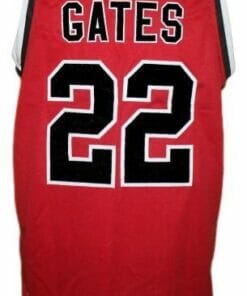 William Gates Hoop Dreams Movie Basketball Jersey New Sewn Red