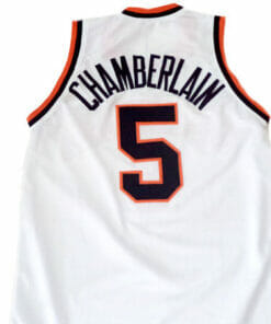 Wilt Chamberlain #5 Overbrook High School Basketball Jersey White