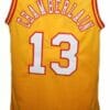 Wilt Chamberlain San Diego Conquistadors Aba Basketball Jersey Yellow