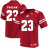 Wisconsin Badgers #23 Jonathan Taylor College Football Jersey Red 1 7 Wisconsin Badgers #23 Jonathan Taylor College Football Jersey Red 1