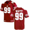 Wisconsin Badgers #99 JJ Watt NCAA College Football Jersey Red