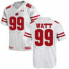Wisconsin Badgers #99 JJ Watt NCAA College Football Jersey White