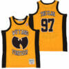 Wutang Forever Clan 97 Movie Basketball Jersey Yellow