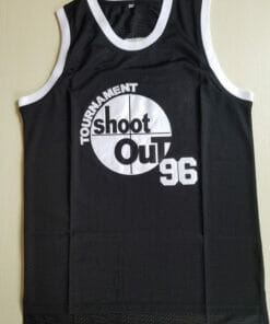 Alternative view of Shoot Out #96 Birdie Tournament Basketball Jersey Black