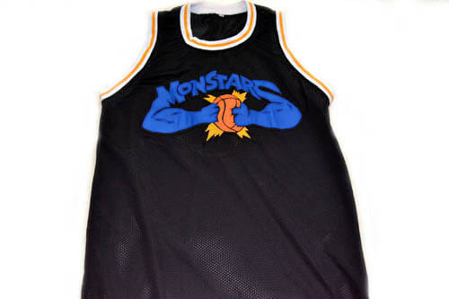 Any Name & Number Monstars Tune Squad Space Jam Basketball Jersey Black 2 Any Name & Number Monstars Tune Squad Space Jam Basketball Jersey Black