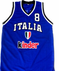 Danilo Gallinari #8 Italia New Basketball Jersey Blue