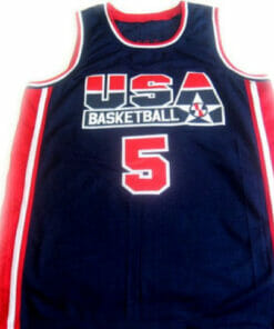 David Robinson #5 Team USA Basketball Jersey Navy Blue