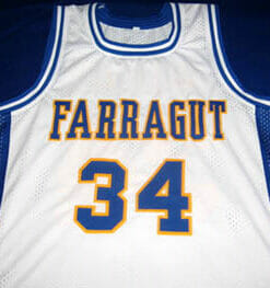 Kevin Garnett #34 Farragut High School Basketball Jersey White 4 Kevin Garnett #34 Farragut High School Basketball Jersey White
