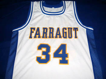Kevin Garnett #34 Farragut High School Basketball Jersey White 2 Kevin Garnett #34 Farragut High School Basketball Jersey White