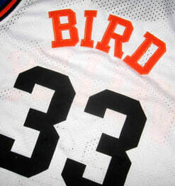 Larry Bird #33 Valley High School Basketball Jersey White