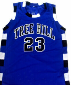 Alternative view of Nathan Scott #23 One Tree Hill Movie Basketball Jersey Blue