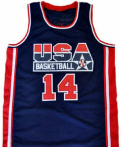 Charles Barkley #14 Team USA Basketball Jersey Navy Blue