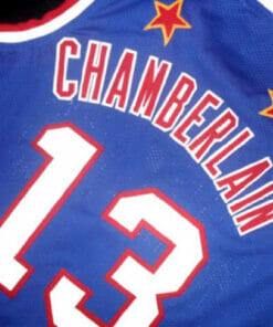 Wilt Chamberlain #13 Harlem Globetrotters Basketball Jersey Blue