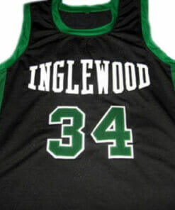 Alternative view of Paul Pierce #34 Inglewood High School Basketball Jersey Black