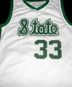 Magic Johnson #33 Michigan State Basketball Jersey White