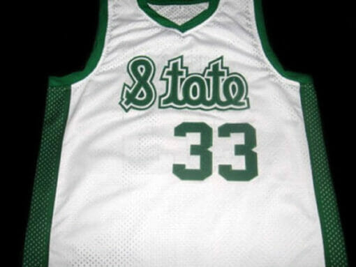 Magic Johnson #33 Michigan State Basketball Jersey White