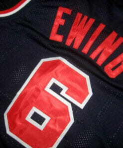 Patrick Ewing #6 Team Usa Basketball Jersey Navy Blue