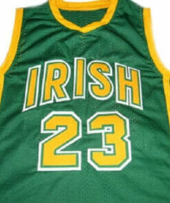 Lebron James #23 Irish High School Basketball Jersey Green