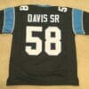 UNSIGNED CUSTOM Sewn Stitched Thomas Davis Black Jersey