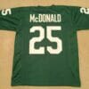 UNSIGNED CUSTOM Sewn Stitched Tommy McDonald Green Jersey
