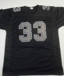 UNSIGNED CUSTOM Sewn Stitched Tony Dorsett Blue Jersey