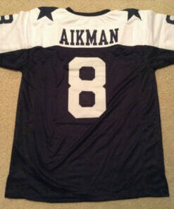 UNSIGNED CUSTOM Sewn Stitched Troy Aikman Thanksgiving Jersey