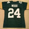 UNSIGNED CUSTOM Sewn Stitched Willie Wood Green Jersey