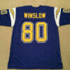 UNSIGNED CUSTOM Sewn Stitched Kellen Winslow Blue Jersey 7 UNSIGNED CUSTOM Sewn Stitched Kellen Winslow Blue Jersey