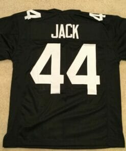 UNSIGNED CUSTOM Sewn Stitched Myles Jack Black Jersey