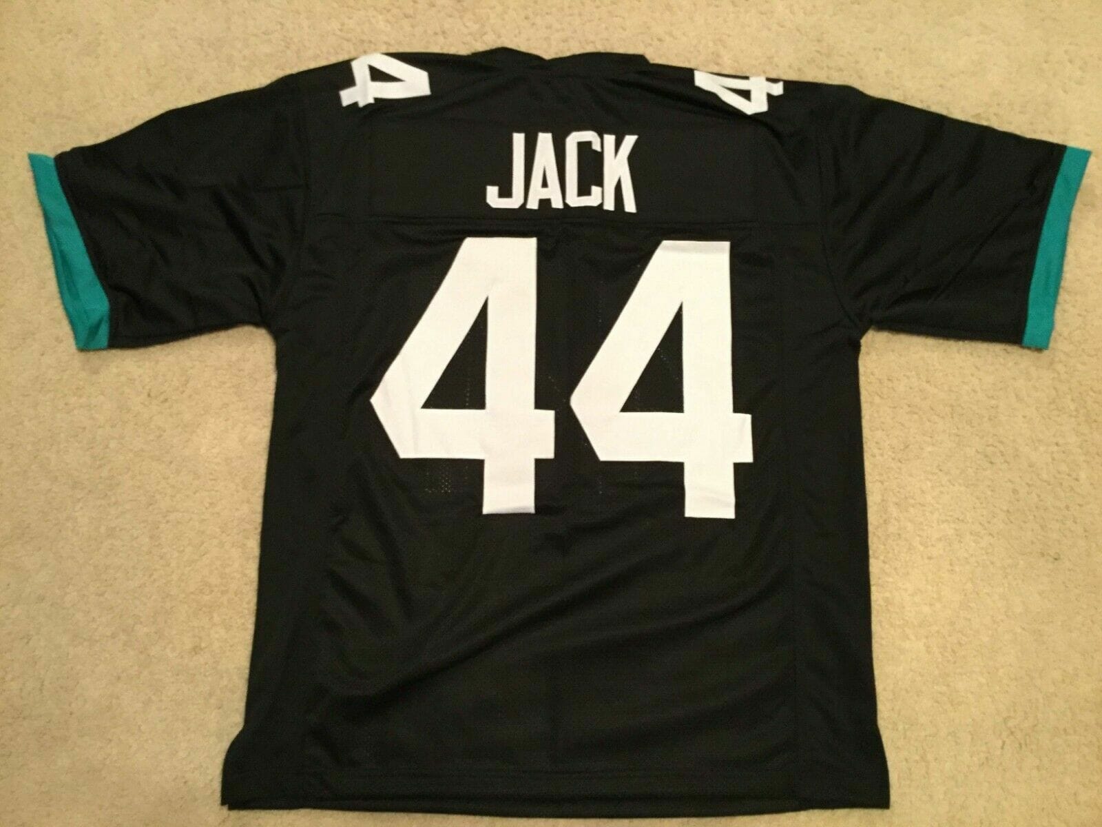 UNSIGNED CUSTOM Sewn Stitched Myles Jack Black Jersey 1 UNSIGNED CUSTOM Sewn Stitched Myles Jack Black Jersey