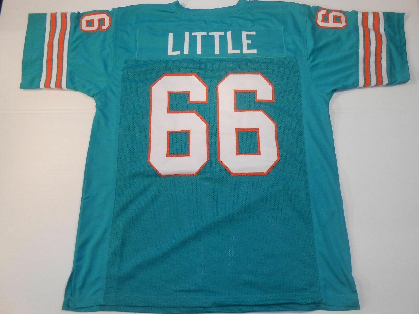 UNSIGNED CUSTOM Sewn Stitched Larry Little Teal Jersey 1 UNSIGNED CUSTOM Sewn Stitched Larry Little Teal Jersey