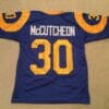 UNSIGNED CUSTOM Sewn Stitched Lawrence McCutcheon Blue Jersey