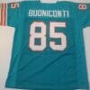 UNSIGNED CUSTOM Sewn Stitched Nick Buoniconti Teal Jersey