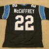 UNSIGNED CUSTOM Sewn Stitched Christian McCaffrey Black Jersey