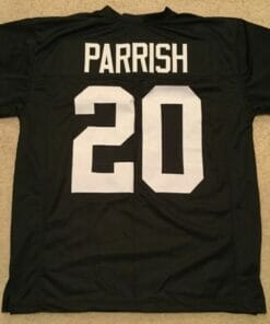 UNSIGNED CUSTOM Sewn Stitched Lemar Parrish Black Jersey