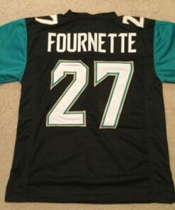 UNSIGNED CUSTOM Sewn Stitched Leonard Fournette Black Jersey