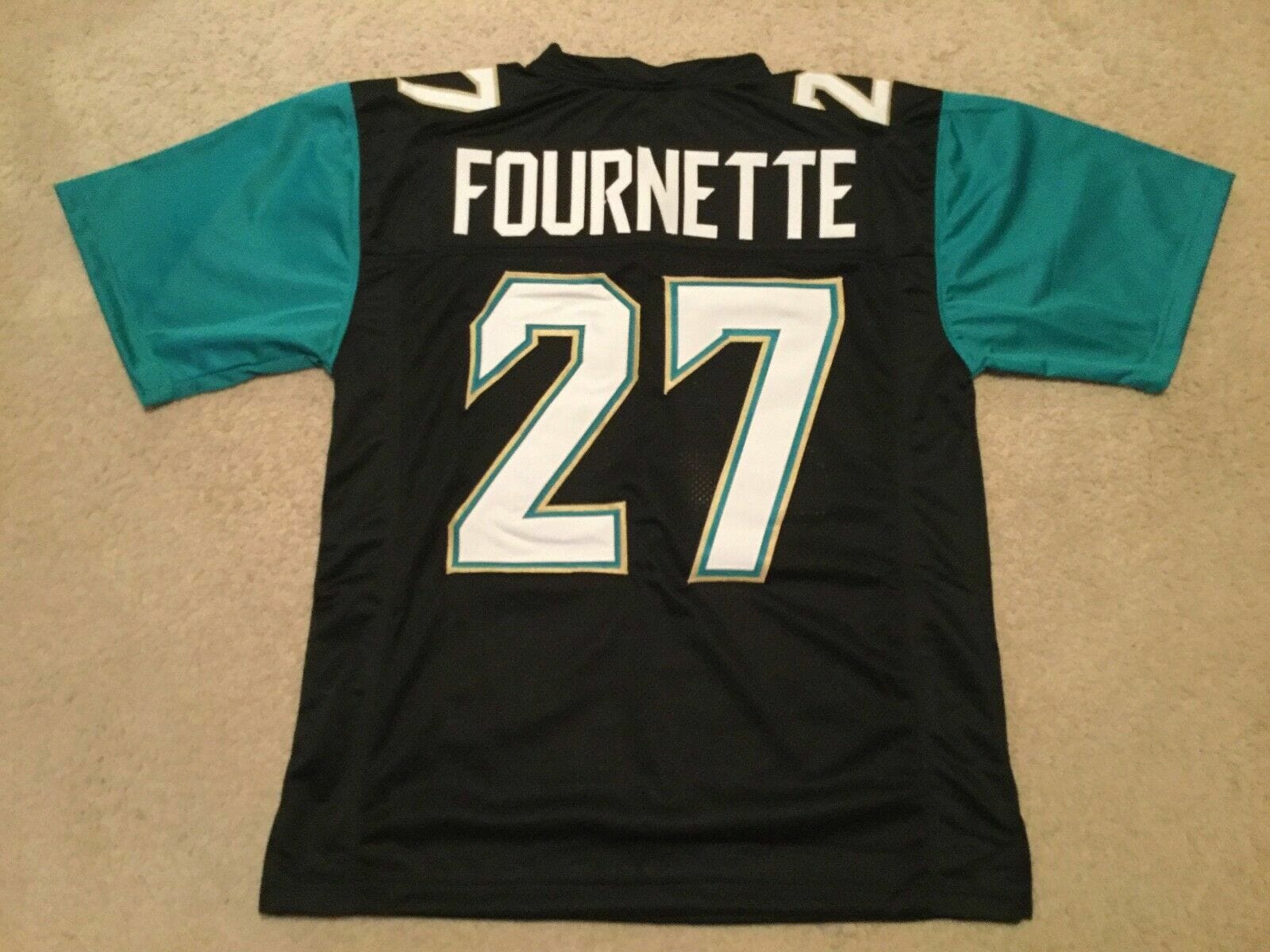 UNSIGNED CUSTOM Sewn Stitched Leonard Fournette Black Jersey 1 UNSIGNED CUSTOM Sewn Stitched Leonard Fournette Black Jersey