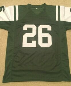 UNSIGNED CUSTOM Sewn Stitched Le'Veon Bell Green Jersey